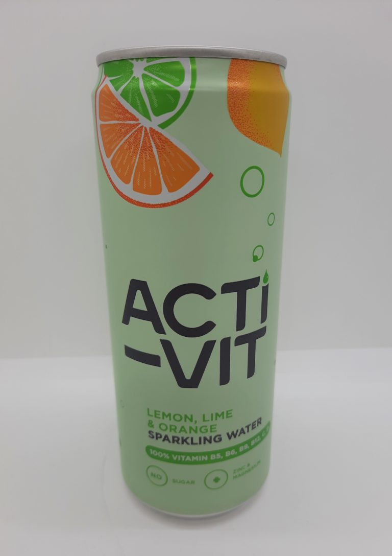 Acti-Vit Sparkling Vitamin Water Lemon and Lime 330ml x 12