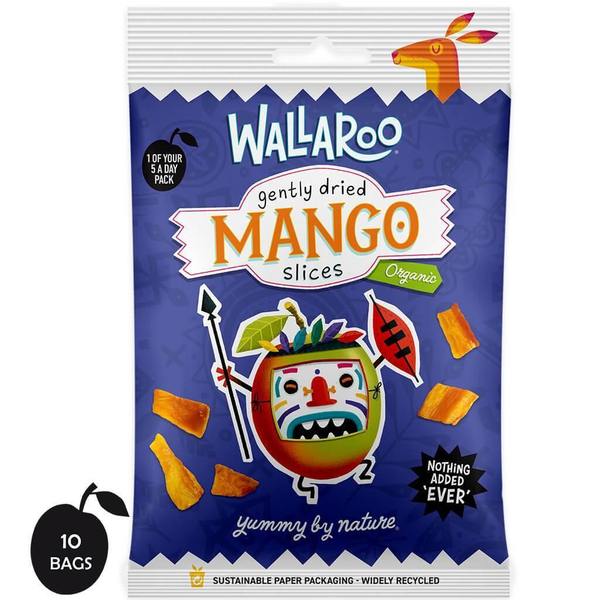 Wallaroo Organic Dried Mango Slices 30g x 10