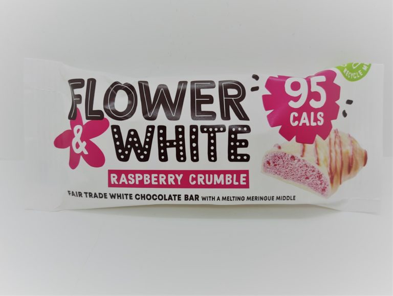 Flower and White Raspberry Crumble Meringue Bar 20g x 12